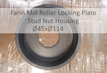 Farin Mill Roller Locking Plate Stud Nut Housing Ø45xØ114 Special nut, special nuts, customized nut, customized nuts, non-standard nut, non-standard nuts, bespoke nuts, bespoke nuts, big nuts, special fasteners, special bolts