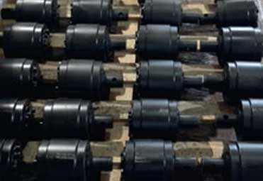 Return Rollers Spare parts of apron feeder, apron feeder parts, pan feeder, material handling, mining, ore, cement factory, heavy duty apron feeder, heavy duty industry, heavy duty industry equipment